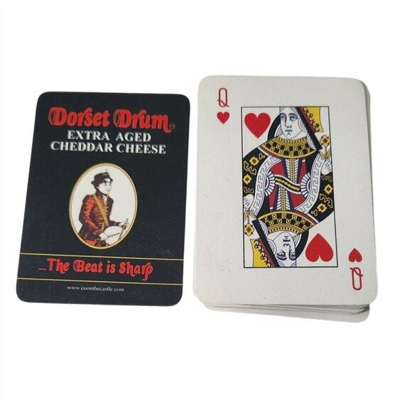 Cards Dorset Drum Extra Aged Cheddar Cheese-Themed Playing Cards - Picture 7 of 11
